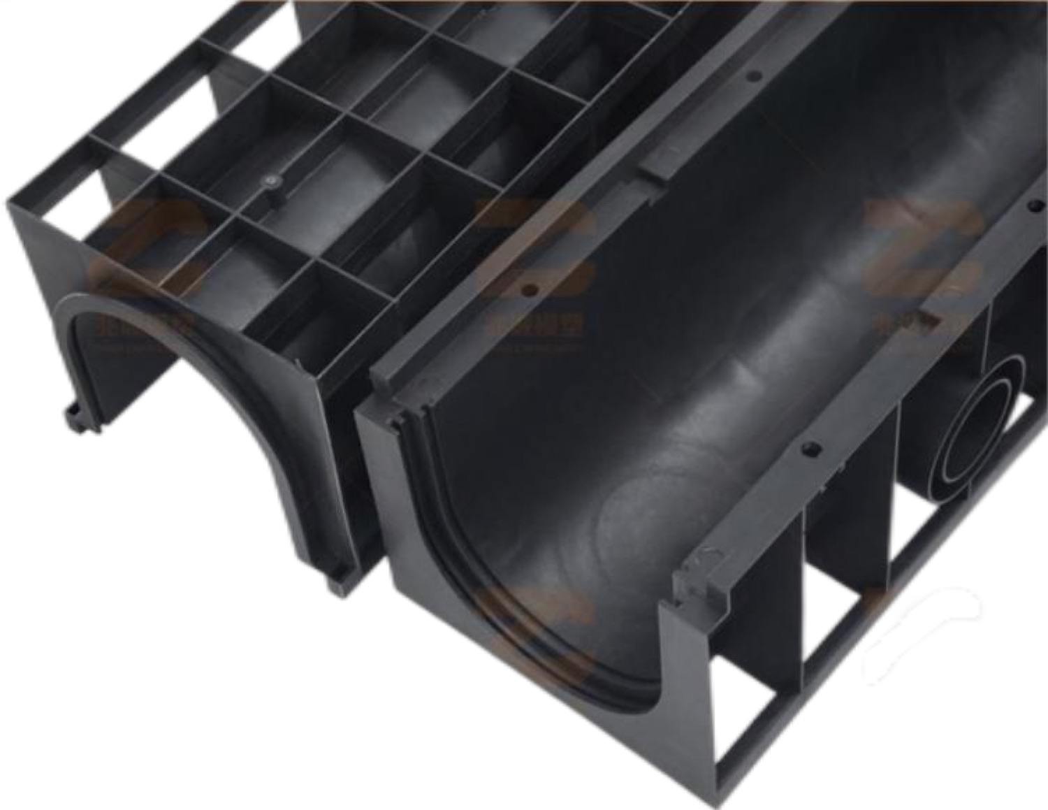 Trench channel drainage photo